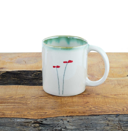 Espresso Mug Poppy Design