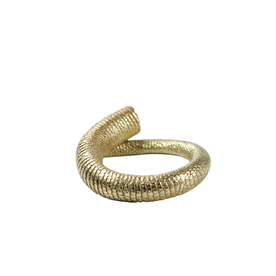 18K Gold Solid Tail Ring
