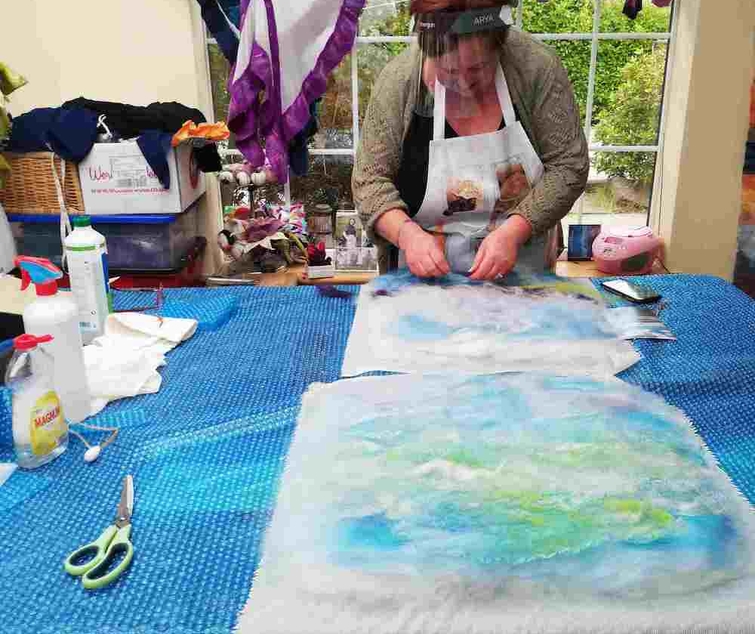 Learn To Make Textile Art With Felting