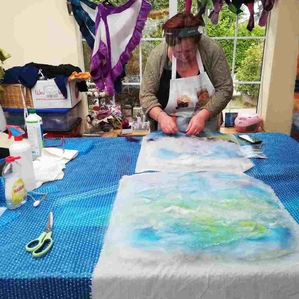 Learn To Make Textile Art With Felting