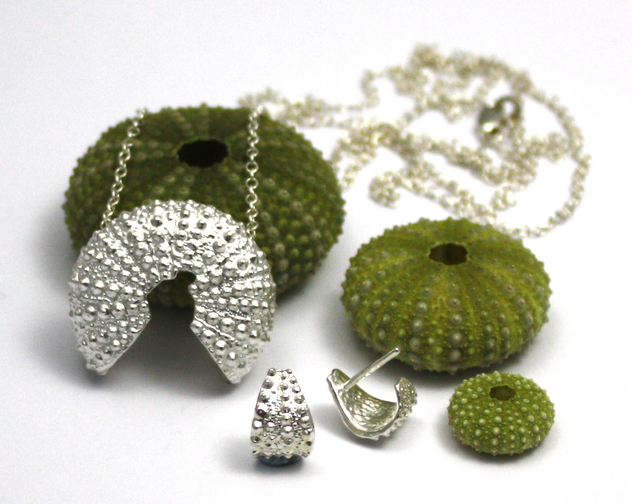 Jennifer kinnear seaurchin necklace and earrings