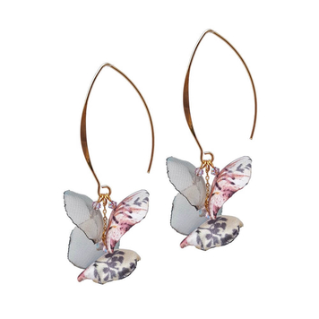 Álainn Summer Blush Double Drop Earrings