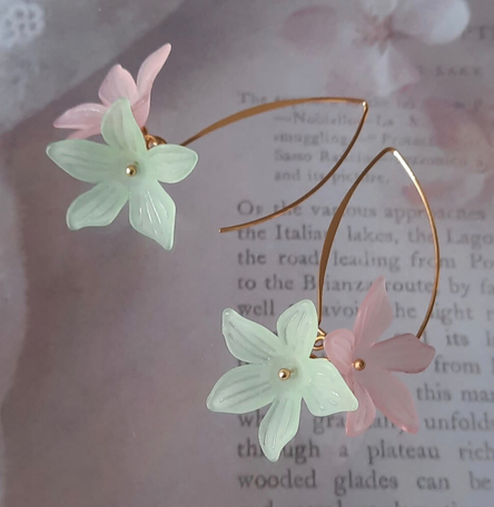 Long Lily Drop Earrings