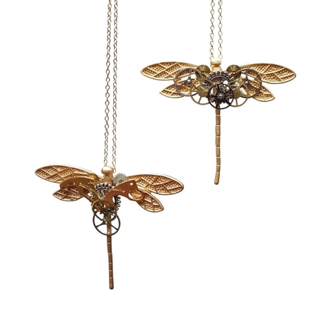 Steampunk Dragonfly Necklace