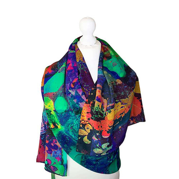 100% Silk Scarf 7