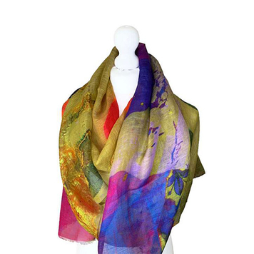 Linen Modal Silk Scarves