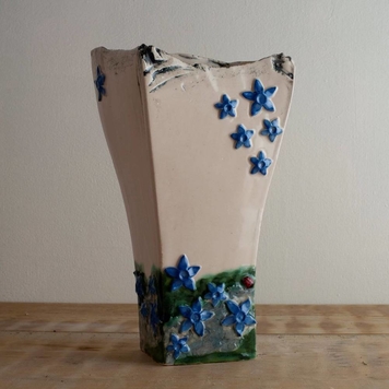 Blue Gentian Vase