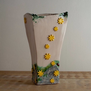 Yellow Burren Vase