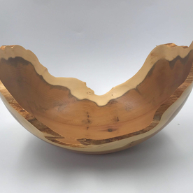 Natural Edge Irish Yew Bowl