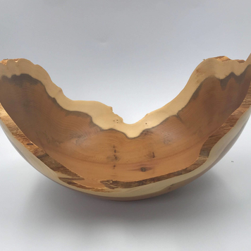 Natural Edge Irish Yew Bowl