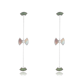 Green Drop Tsavorite Earrings
