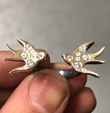 Swallows Tattoo Ring