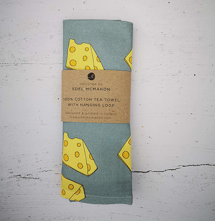 Tea towel: Cheese Design