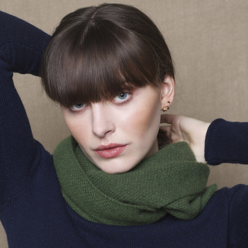 Moss Cashmere Snood