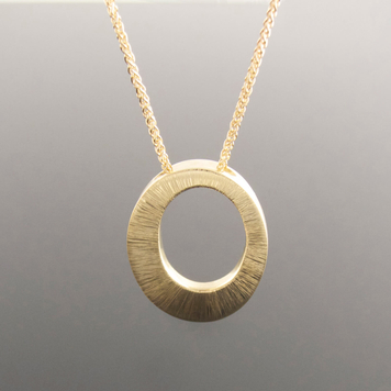 Oval Gold Pendant