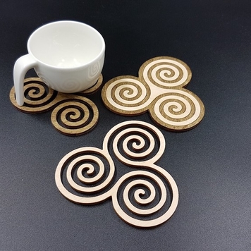 Triskele Coasters