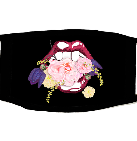 Mouth in Flowers Mask Mouth in Flowers Mask