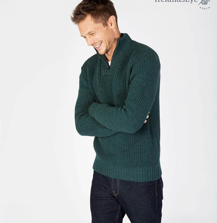 Reefer Ribbed Zip Neck Sweater Reefer Ribbed Zip Neck Sweater