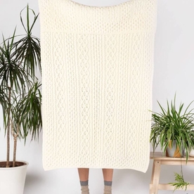 Luxe Aran Throw