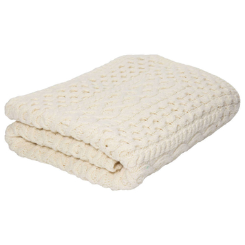 Luxe Aran Throw