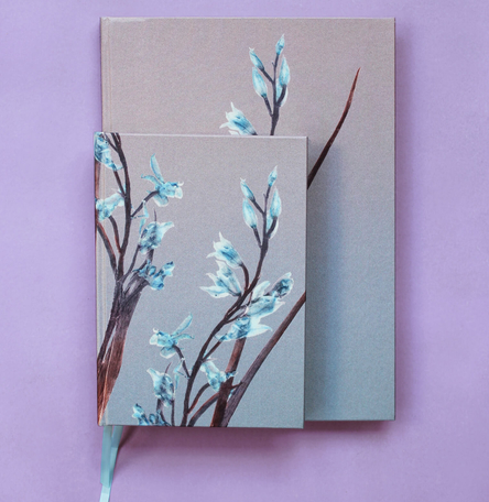 "Wild Orchid" A4 Silk Notebook