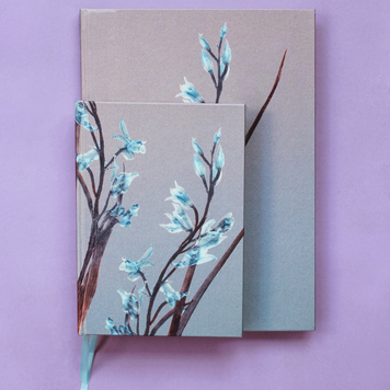 "Wild Orchid" A5 Silk Notebook