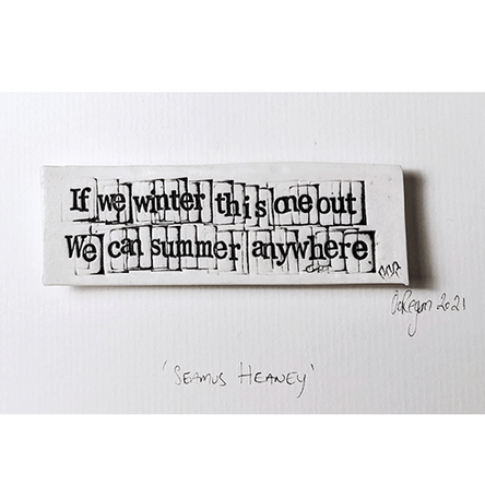 Seamus Heaney - 'we can summer anywhere' Seamus Heaney - 'we can summer anywhere'