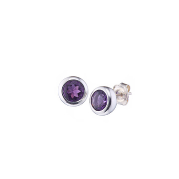 Sterling Silver Seeds Of Life 7mm Stud Earrings