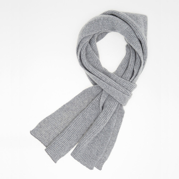 Cashmere Men's Ribbed Scarf