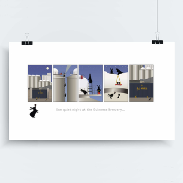 Rabbit Print: Guinness Brewery