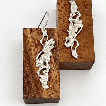 "Cascade" Silver Earrings