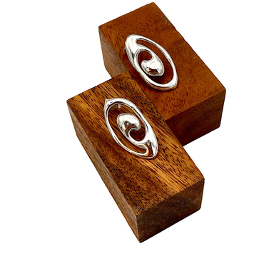 “Waves 1” Handmade Silver Earrings.