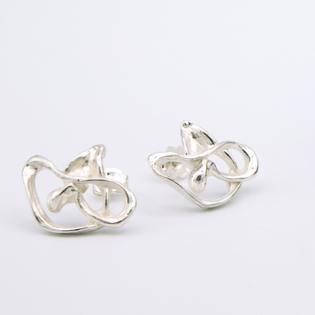 Sterling Silver “Swirl” Earrings