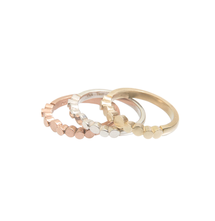 Flow ‘Pebble’ ring - Rose Gold