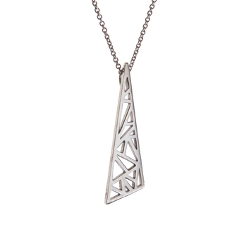 Flare Pendant - Sterling Silver