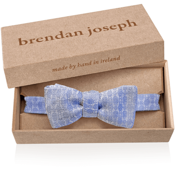 Linen and Silk Self-tie Bow Tie