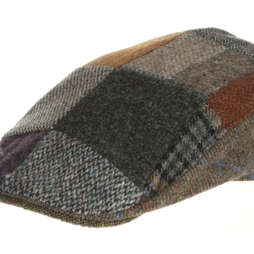 Donegal Touring Cap Patchwork Tweed