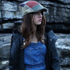 Donegal Touring Cap Patchwork Tweed