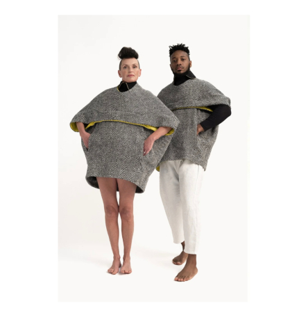 The Costume Room:Handwoven Donegal Tweed Cocoon Dress, Top The Costume Room:Handwoven Donegal Tweed Cocoon Dress, Top