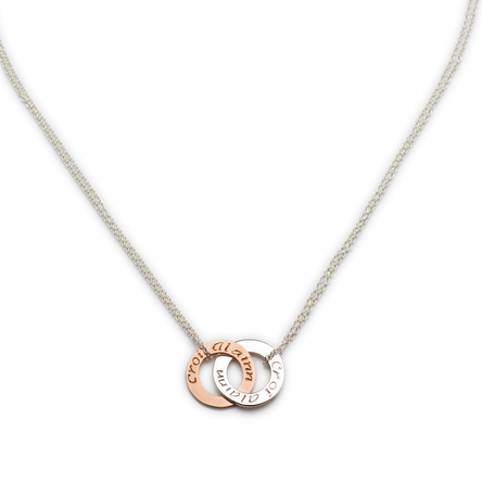 Croí álainn Rose Gold Pendant