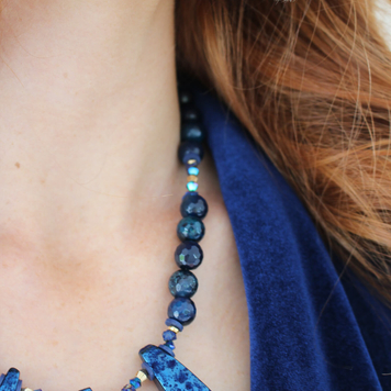 Refraction Statement Necklace
