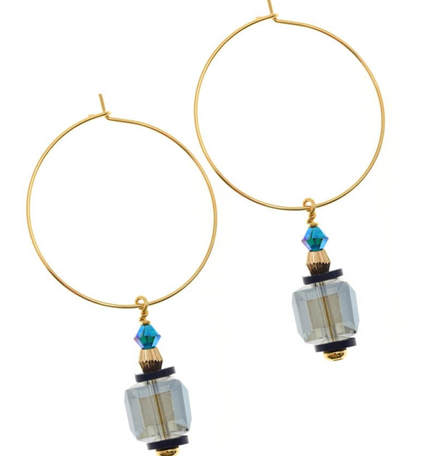 Refraction Cube Earrings Hoops