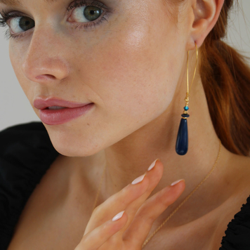 Refraction Drop Earrings- Long