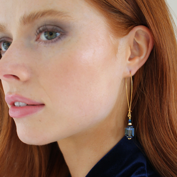 Refraction Cube Earrings – Long