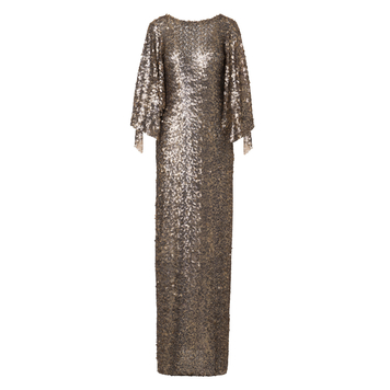 Antique Gold Sequin Gown