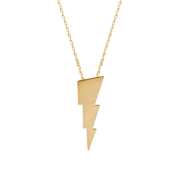 Triple Bolt Pendant - 18ct gold vermeil