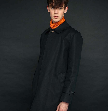 The Black Mack Coat for Men