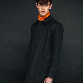 The Black Mack Coat for Men