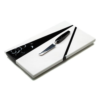 Marmar Nero Cheeseboard and Knife Set