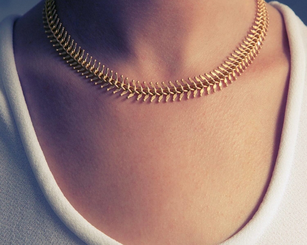 Ariel gold necklace 2 copy